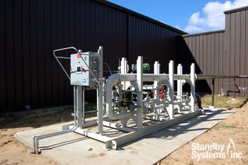 An MFC parallel-pipe three-stream gas blending system